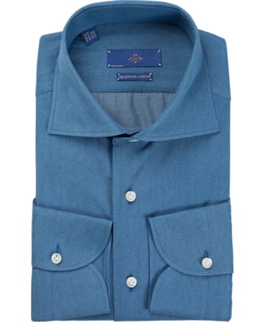 Jort Blue Plain Shirt