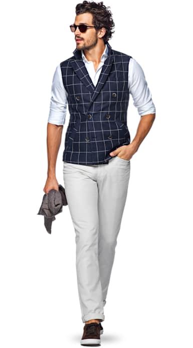 Navy Padded Vest