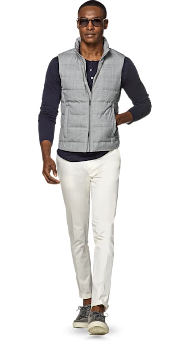 Light Grey Padded Vest