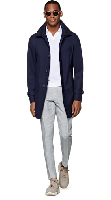 Navy Overcoat