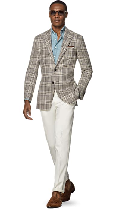 Hudson Brown Check