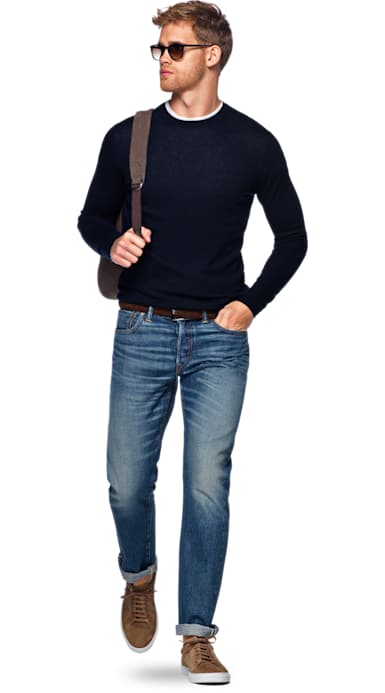 Navy Crewneck