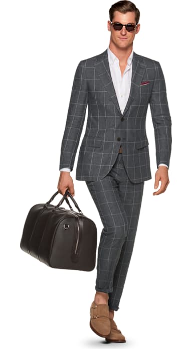 Lazio Grey Check