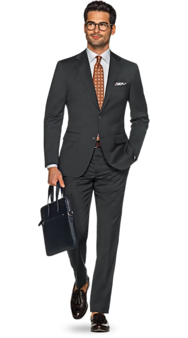 Napoli Grey Pinstripe