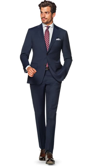 Napoli Blue Houndstooth