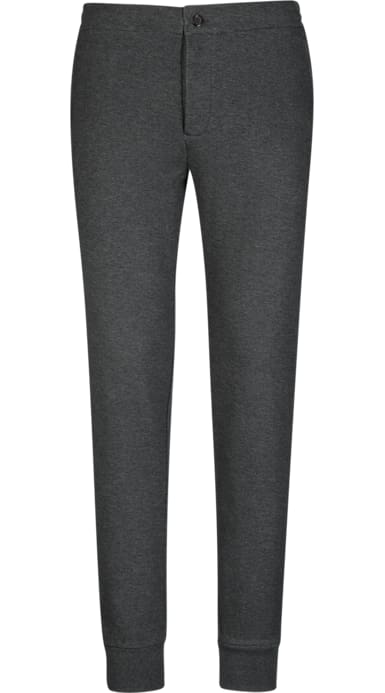 Grey Pique Sweatpants