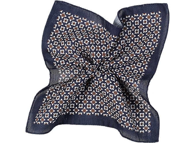 Pocket Square Blue