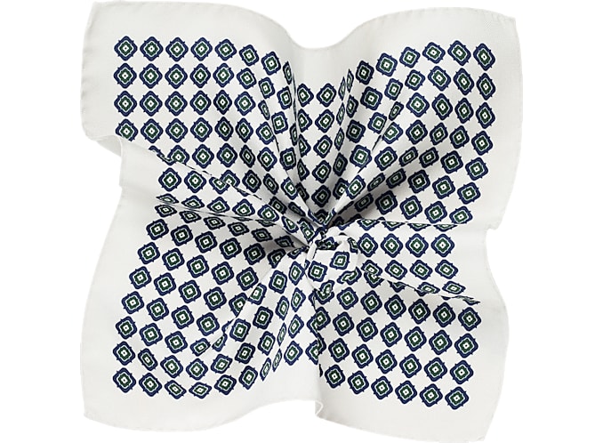 Pocket Square Green