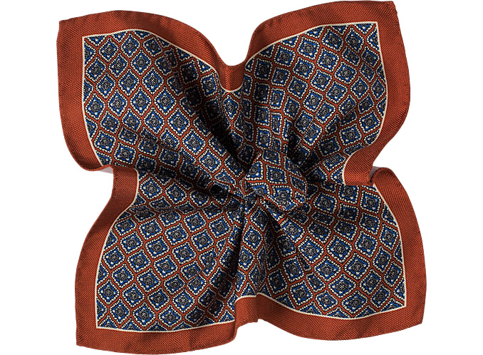 Pocket Square Orange