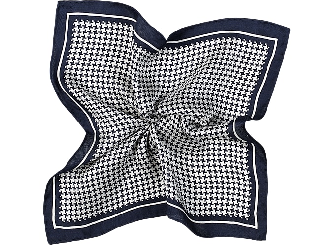 Navy Pocket Square