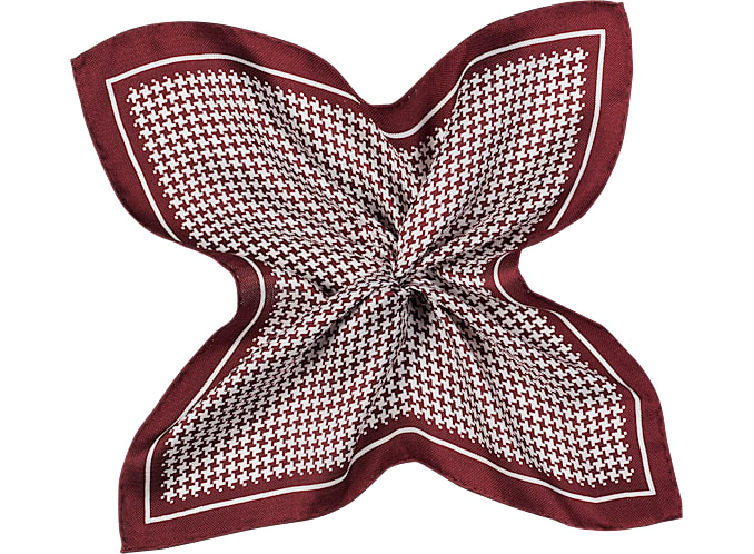Burgundy Pocket Square