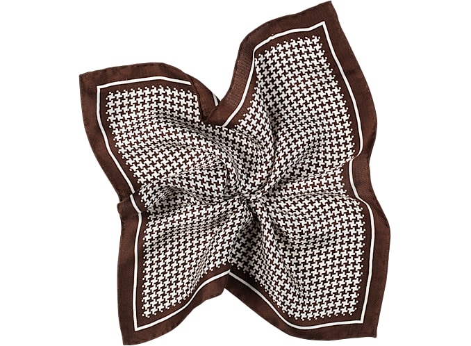 Brown Pocket Square