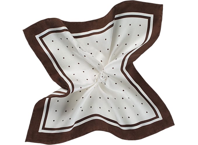 Brown Pocket Square