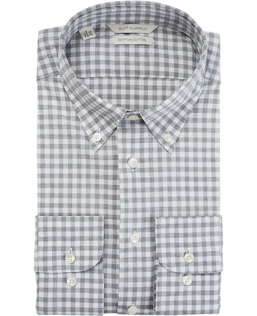 Grey Check Shirt