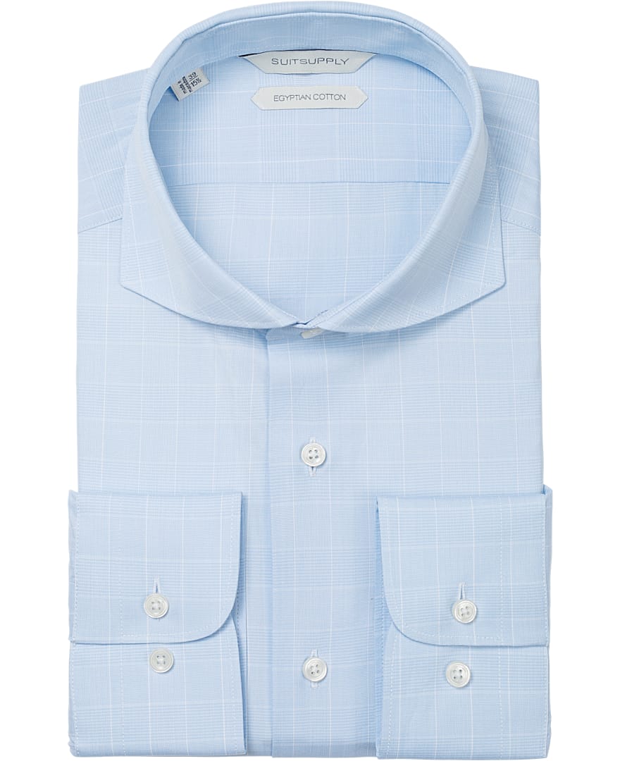 Light Blue Check Shirt