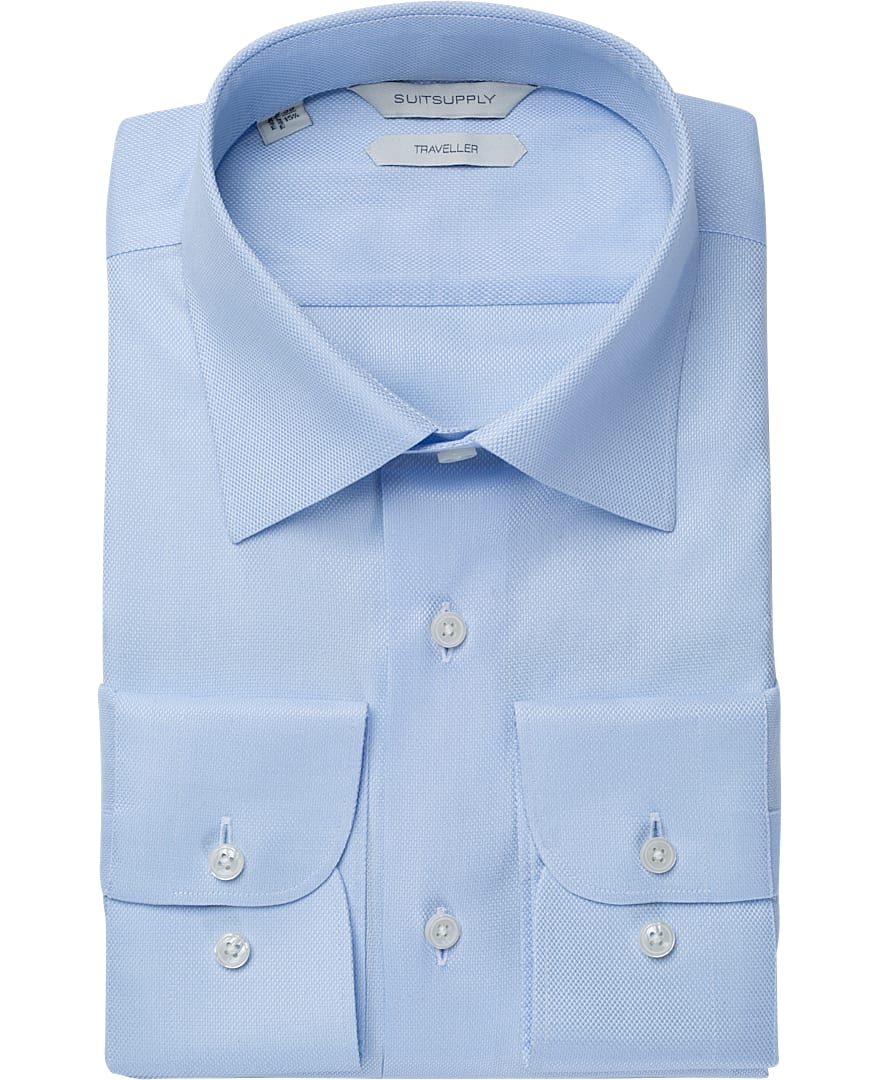 Light Blue Plain Traveller Shirt