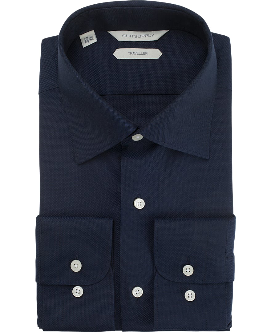 Navy Plain Traveller Shirt