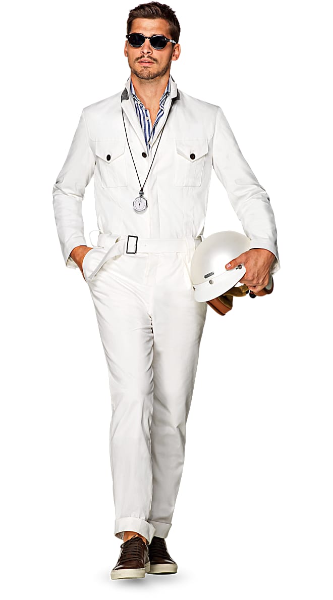 Jort Boilersuit White Plain