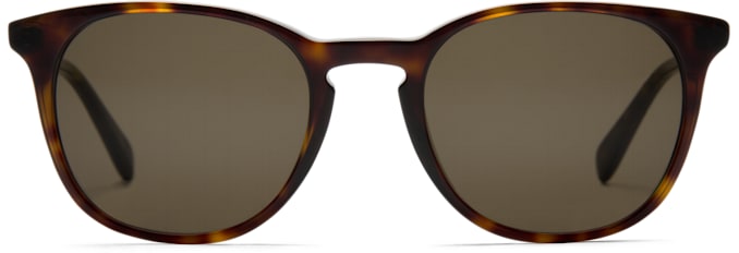 Dark Brown Round Sunglasses