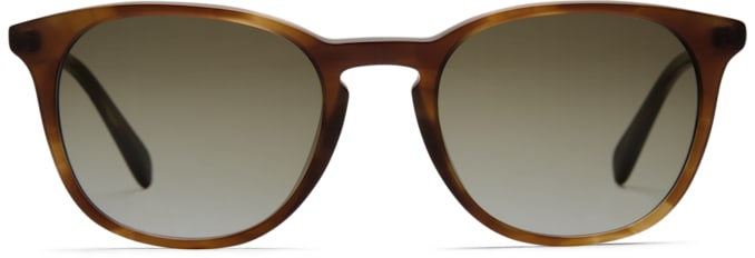 Dark Brown Round Sunglasses