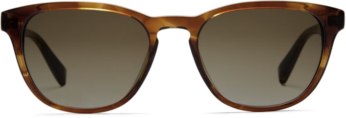 Brown Rectangle Sunglasses