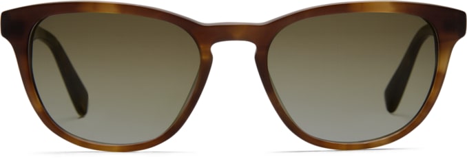 Dark Brown Rectangle Sunglasses