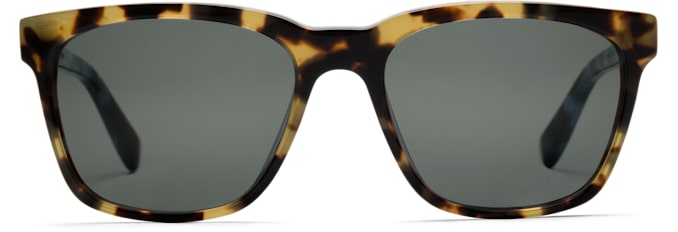 Light Brown Square Sunglasses