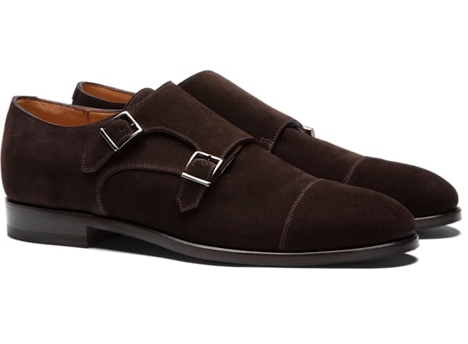 Brown Double Monk Strap