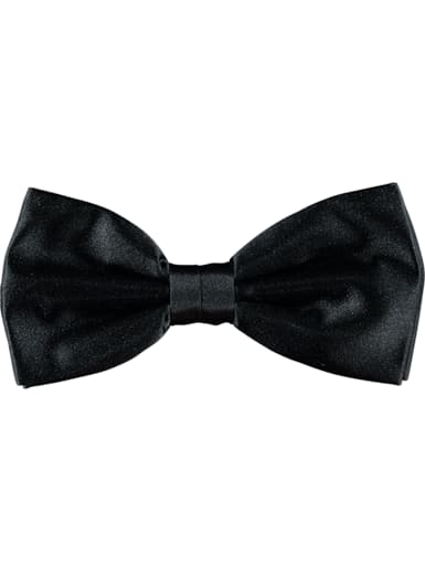 Black Pre-tied Bow Tie