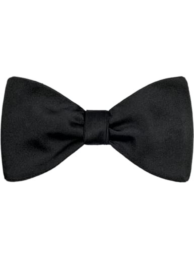 Black Self-tie Bow Tie
