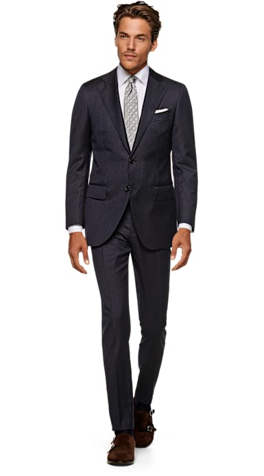 Napoli Jacket Navy Pinstripe
