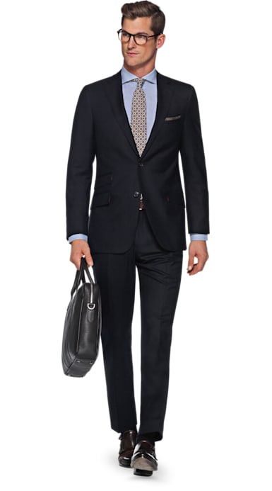 Sienna Navy Plain