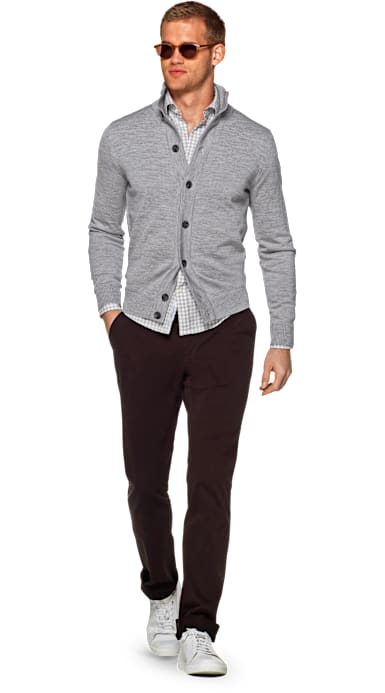 Brown Washed Chino