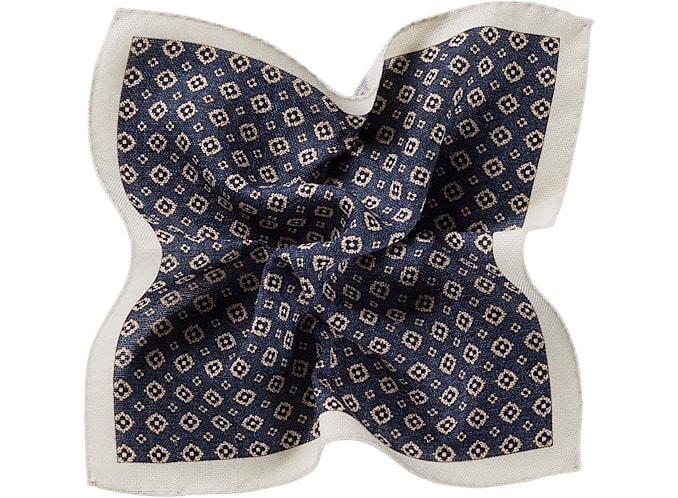 Navy Pocket Square