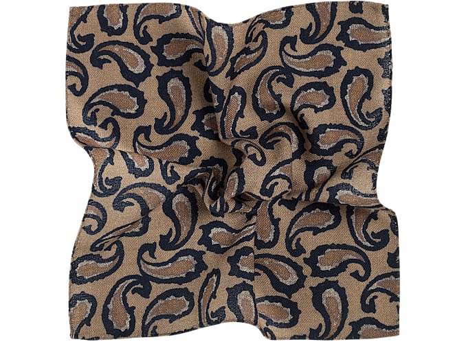 Light Brown Pocket Square