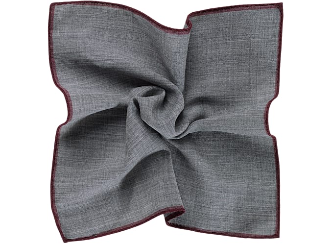 Burgundy Pocket Square