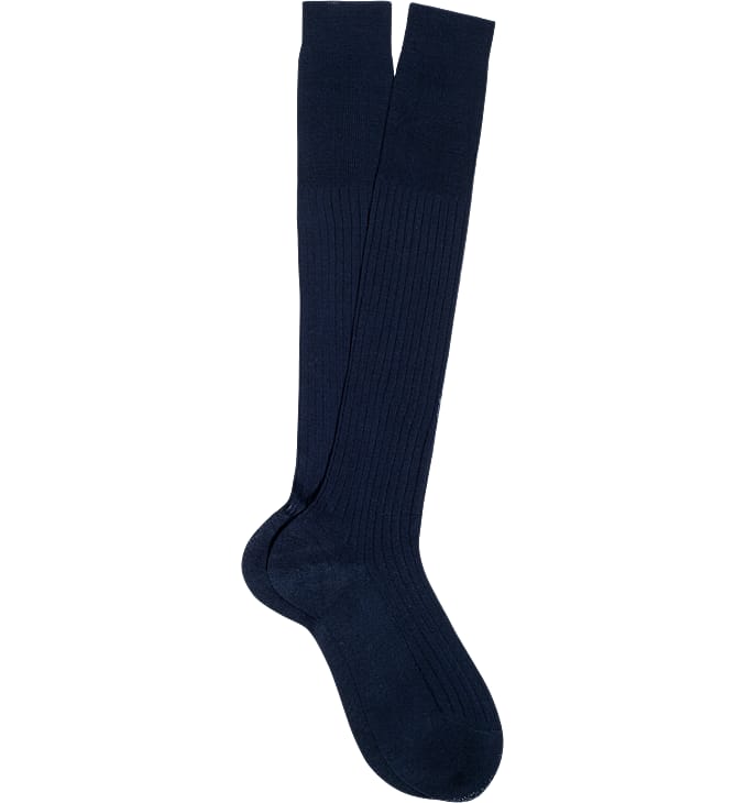 Blue Knee high Socks