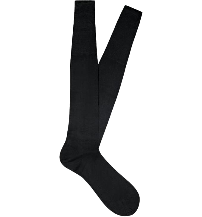 Black Knee high Socks