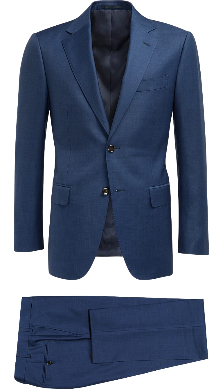 Suit Blue Plain Napoli P4291ni | Suitsupply Online Store