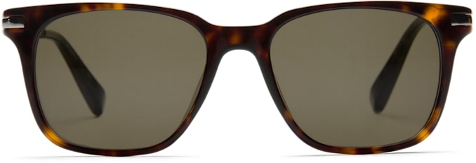 Dark Brown Square Sunglasses