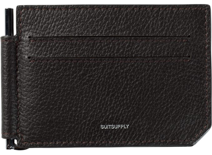Dark Brown Money Clip